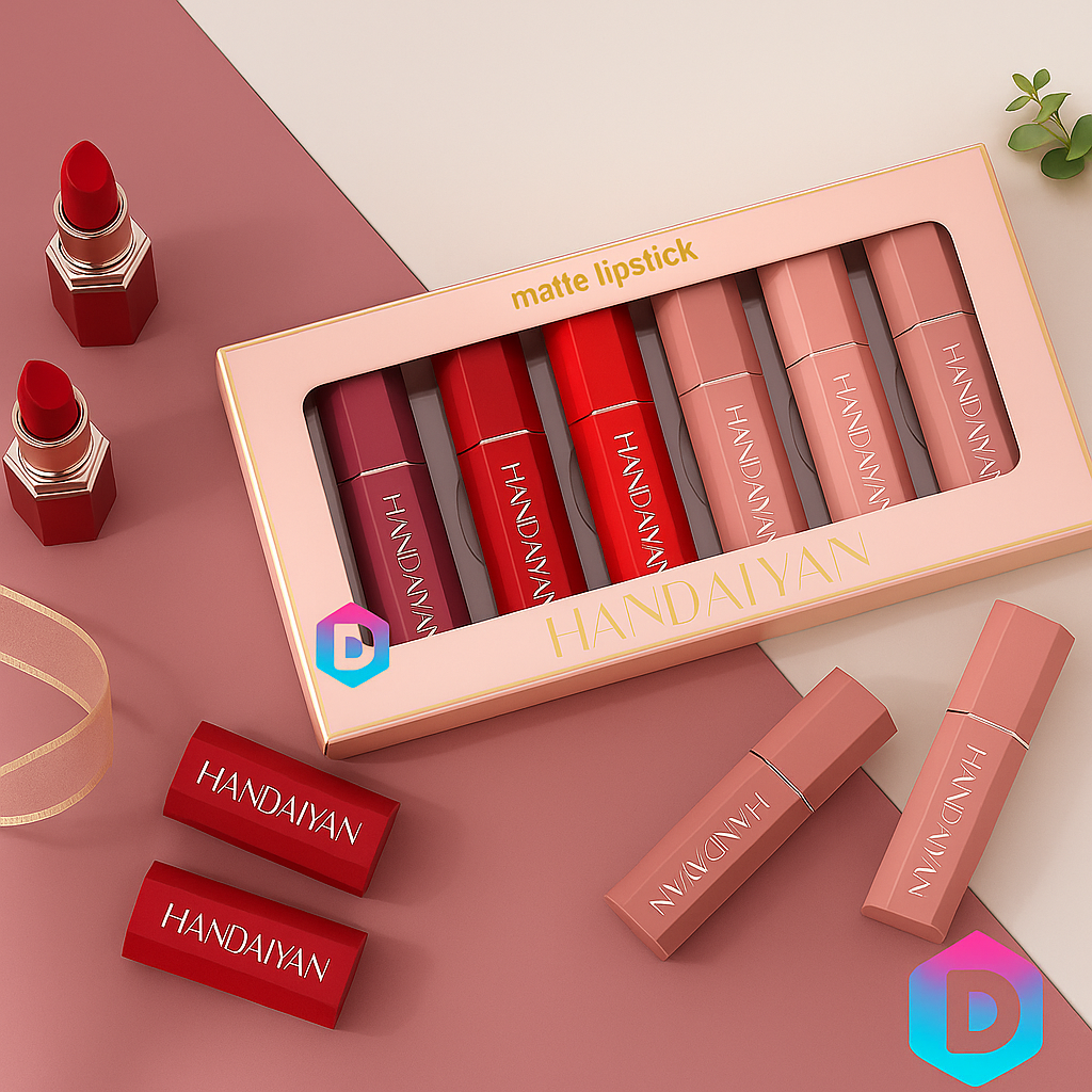 Set  De Labiales  matte Lipstick x6